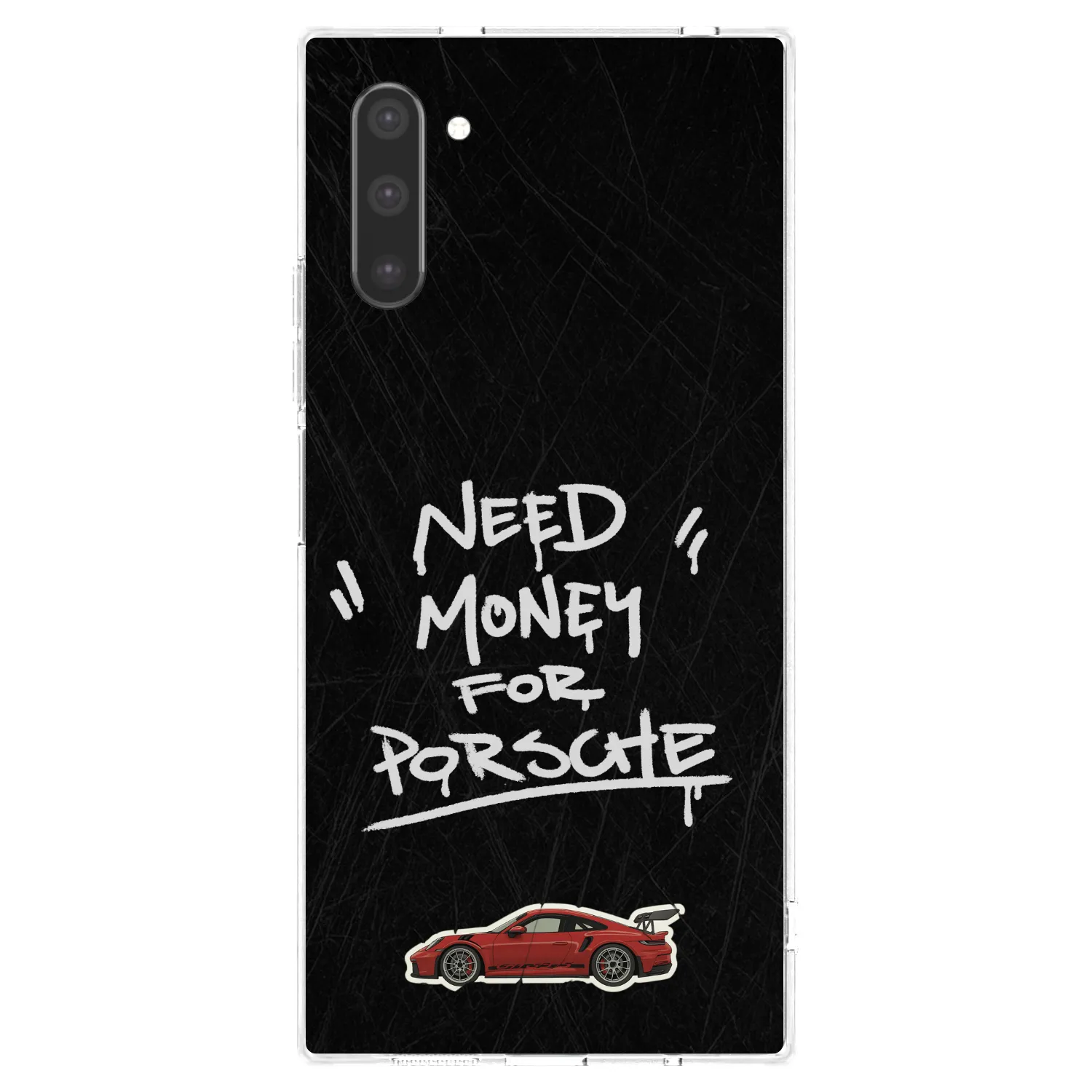 Picasee silikonový průhledný obal pro Samsung Galaxy Note 10 N970F - Dark Racer