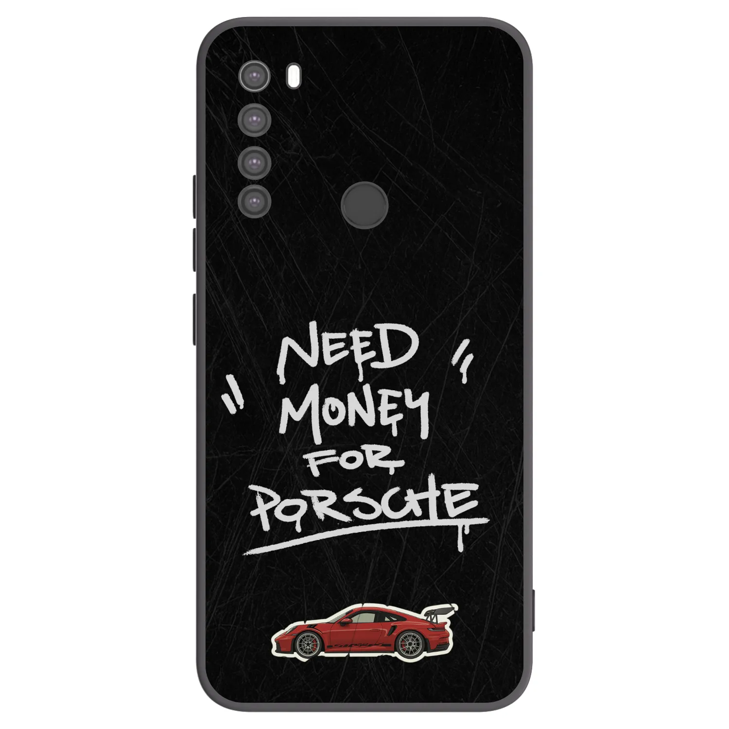Picasee silikonový černý obal pro Xiaomi Redmi Note 8 - Dark Racer