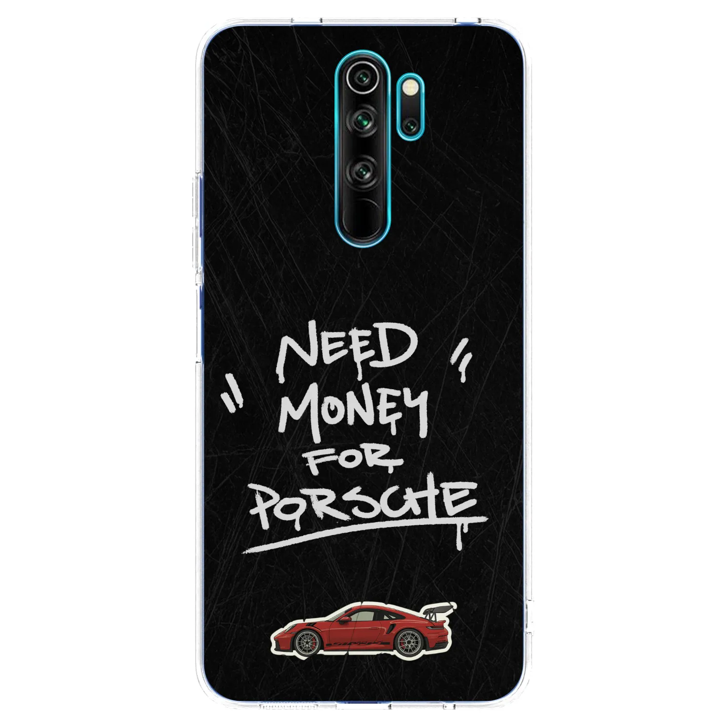 Picasee silikonový průhledný obal pro Xiaomi Redmi Note 8 Pro - Dark Racer