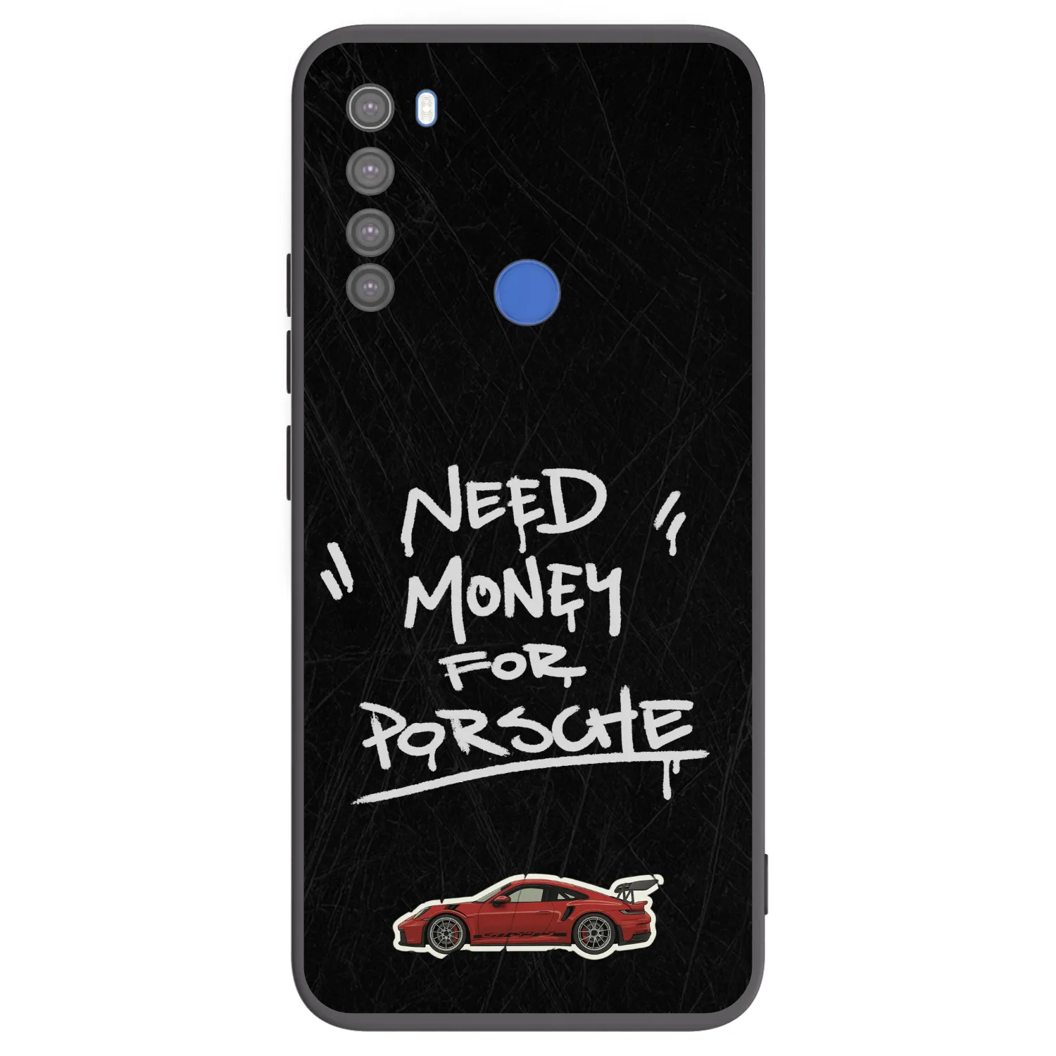 Picasee silikonový černý obal pro Xiaomi Redmi Note 8T - Dark Racer