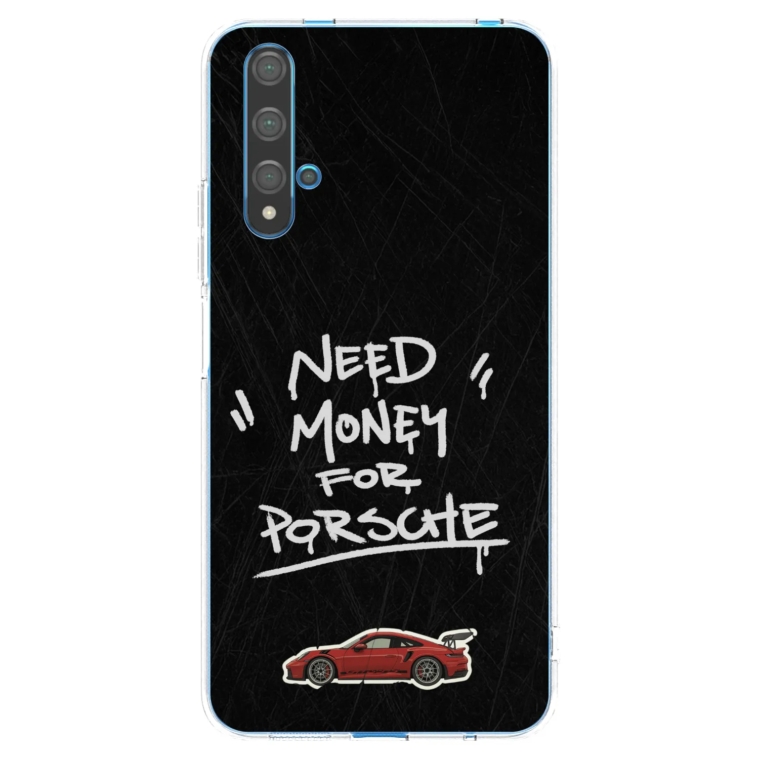 Picasee silikonový průhledný obal pro Huawei Nova 5T - Dark Racer