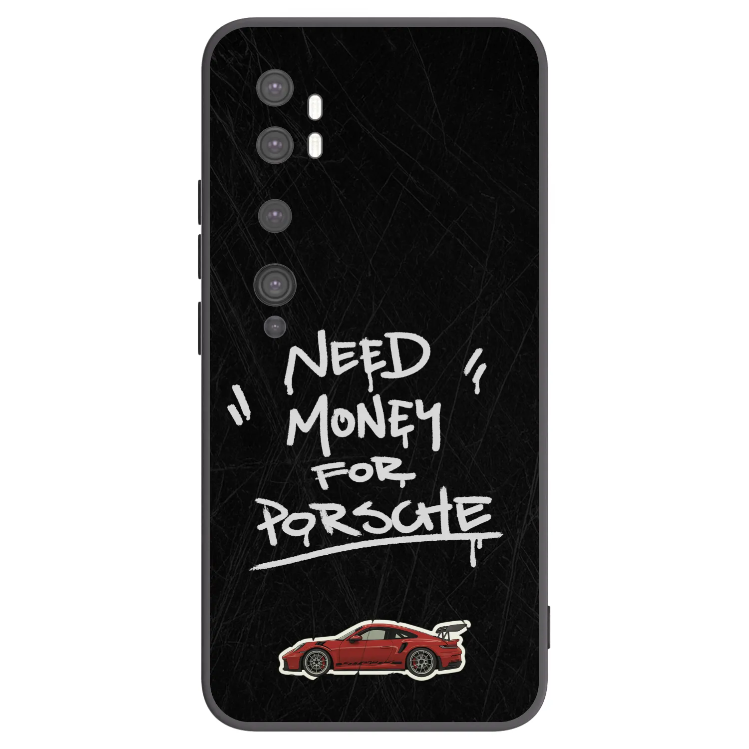Picasee silikonový černý obal pro Xiaomi Mi Note 10 (Pro) - Dark Racer