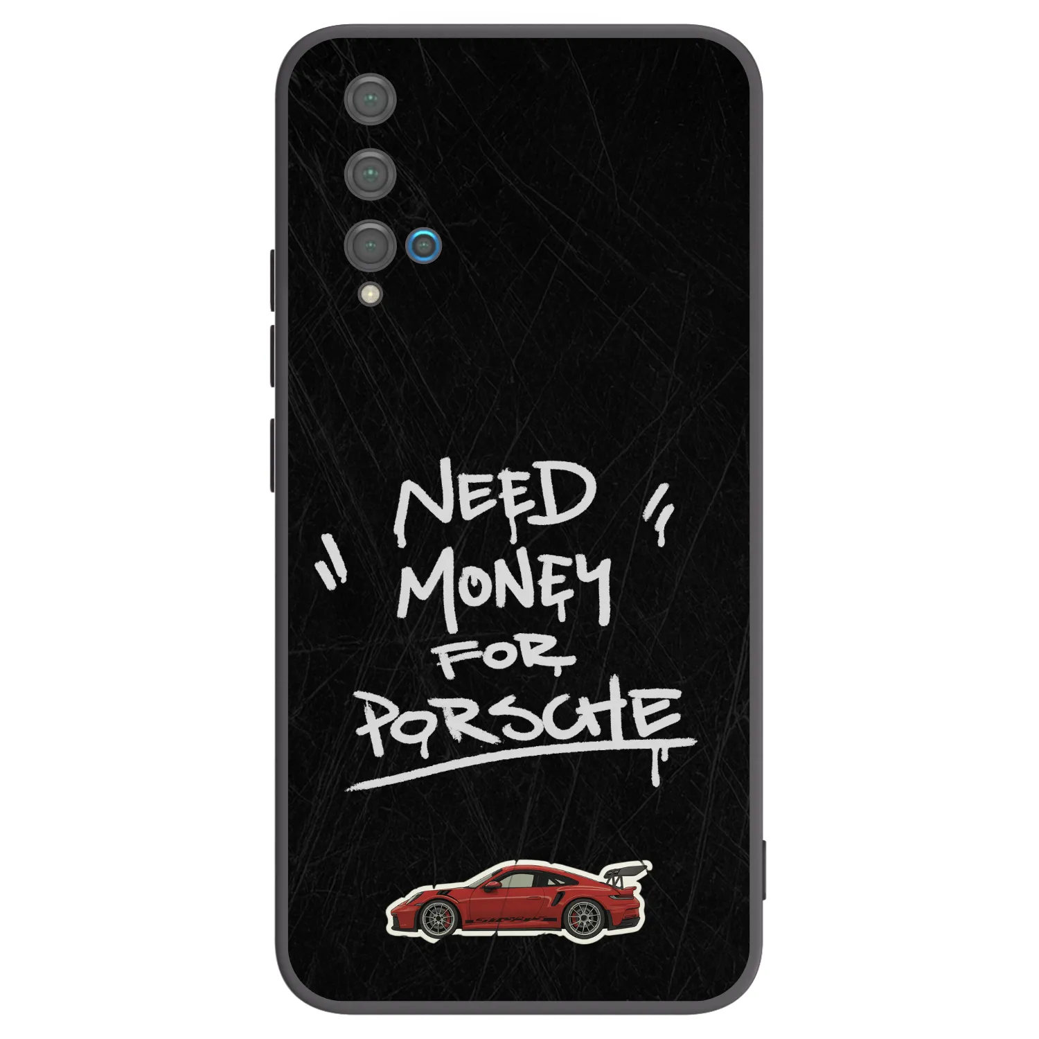 Picasee silikonový černý obal pro Huawei Nova 5T - Dark Racer