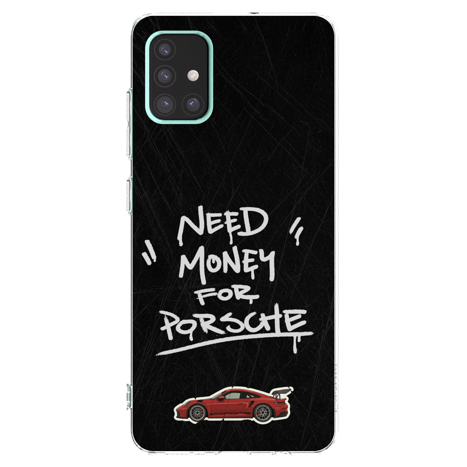 Picasee silikonový průhledný obal pro Samsung Galaxy A51 A515F - Dark Racer