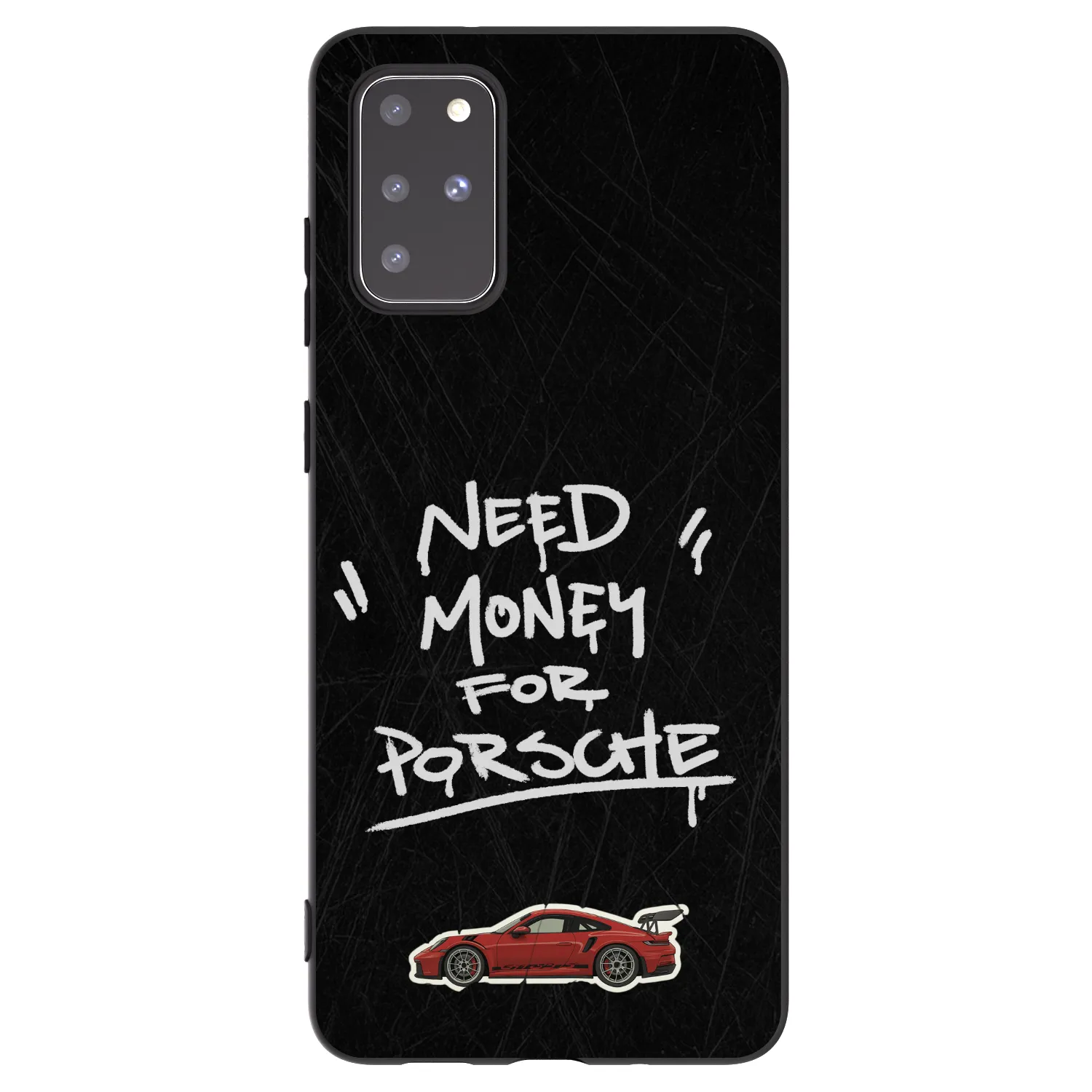 Picasee silikonový černý obal pro Samsung Galaxy S20+ G985F - Dark Racer