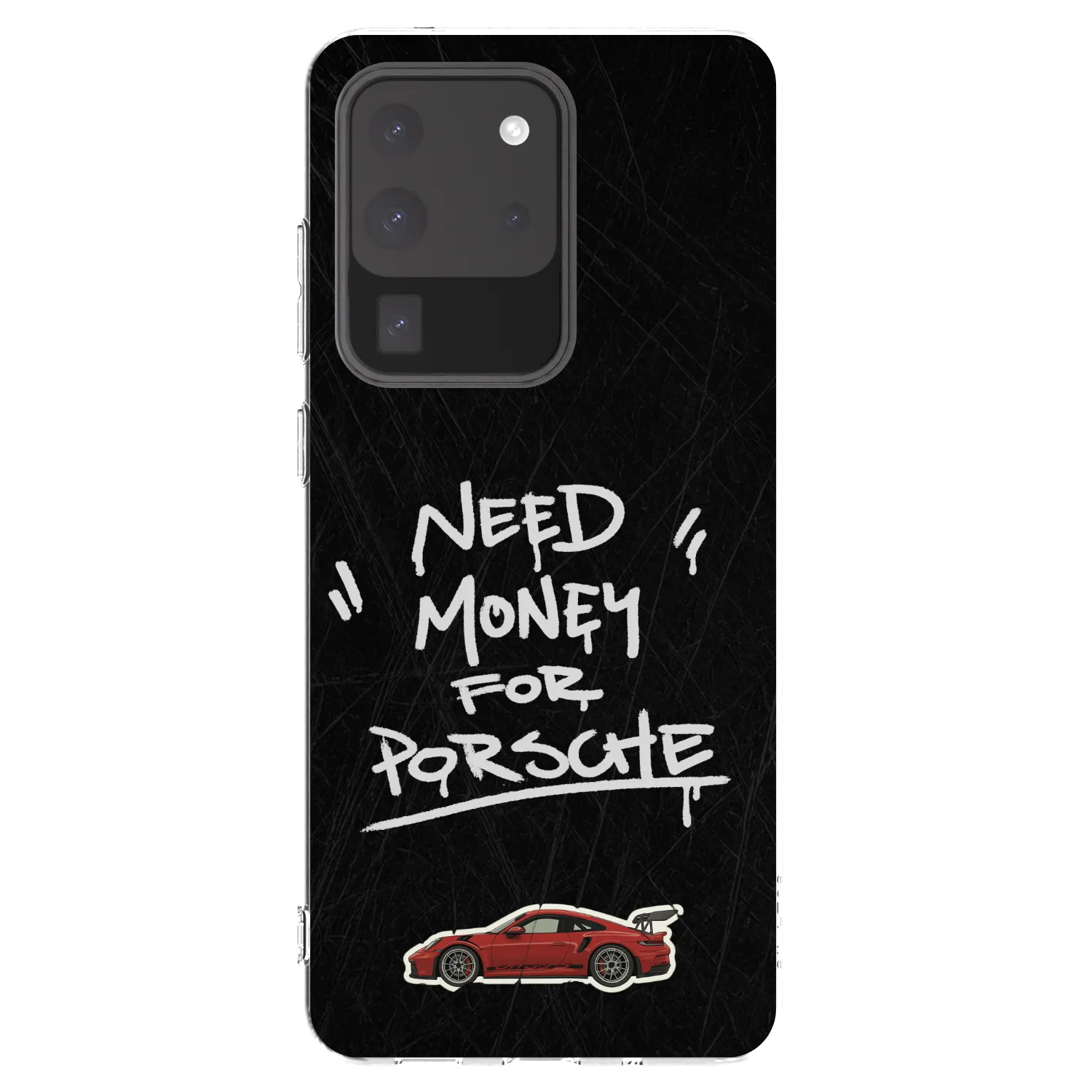 Picasee silikonový průhledný obal pro Samsung Galaxy S20 Ultra 5G G988F - Dark Racer