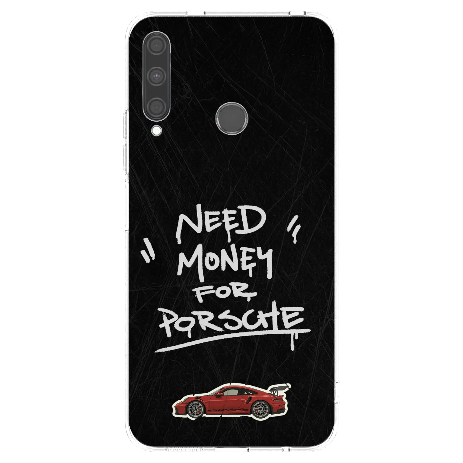 Picasee silikonový průhledný obal pro Huawei P40 Lite E - Dark Racer