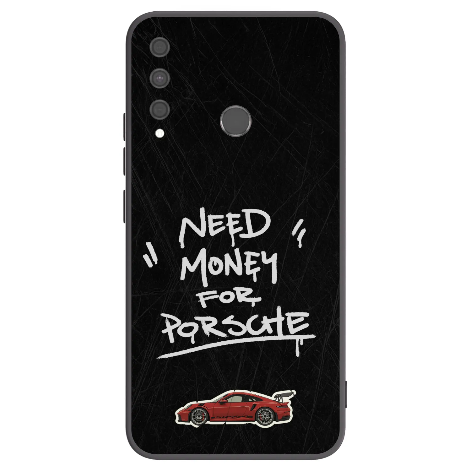 Picasee silikonový černý obal pro Huawei P40 Lite E - Dark Racer