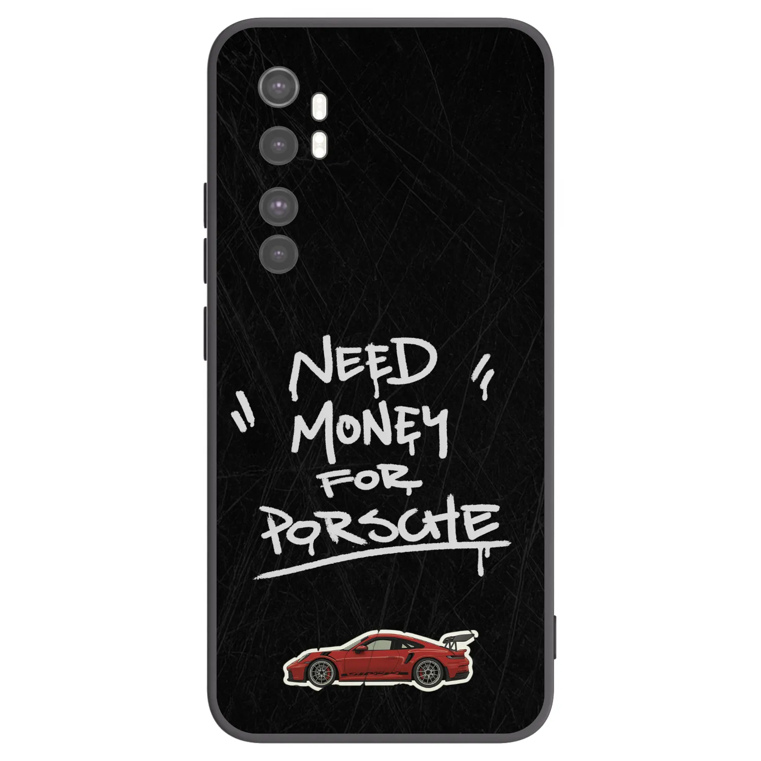 Picasee silikonový černý obal pro Xiaomi Mi Note 10 Lite - Dark Racer
