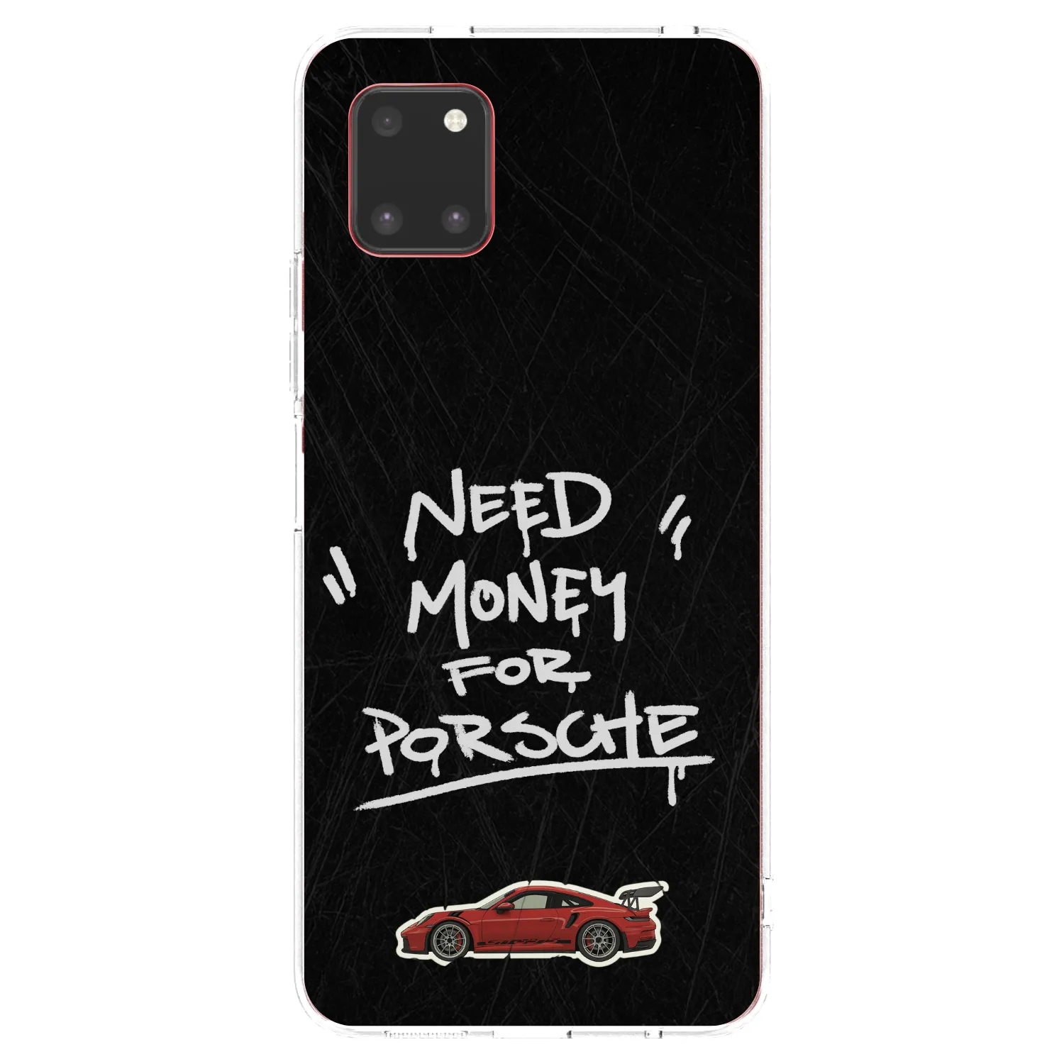 Picasee silikonový průhledný obal pro Samsung Galaxy Note 10 Lite N770F - Dark Racer
