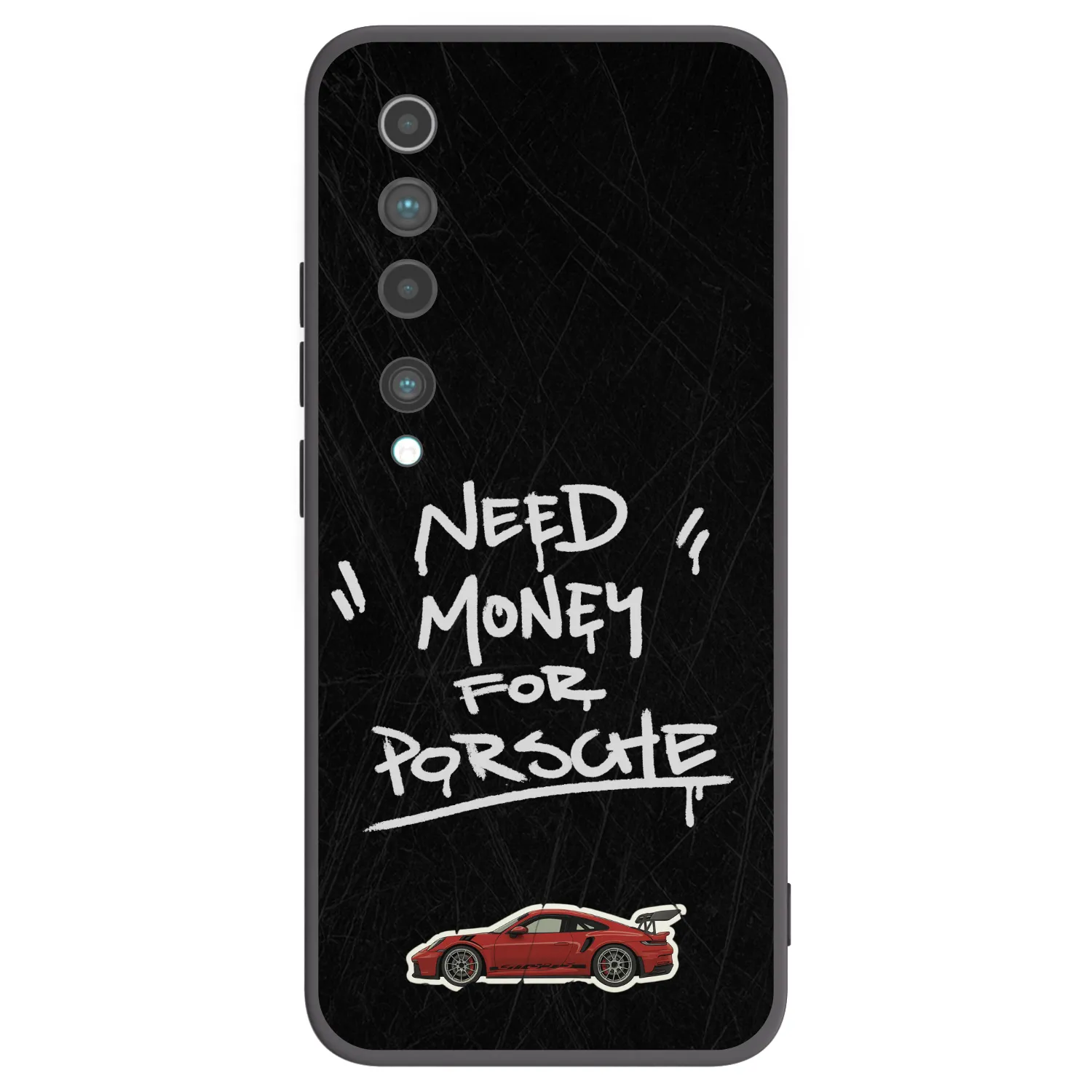 Picasee silikonový černý obal pro Xiaomi Mi 10 - Dark Racer