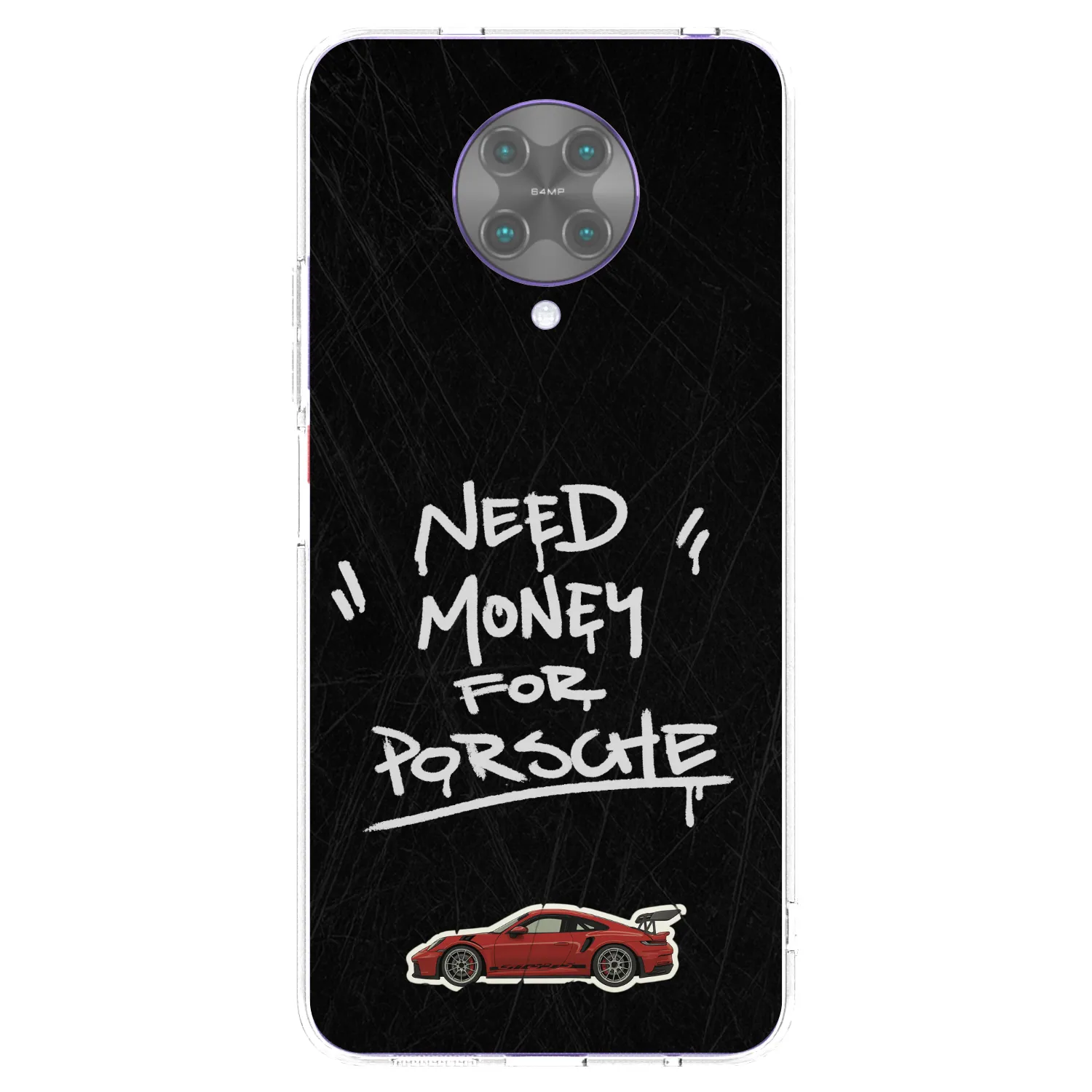 Picasee silikonový průhledný obal pro Xiaomi Poco F2 Pro - Dark Racer