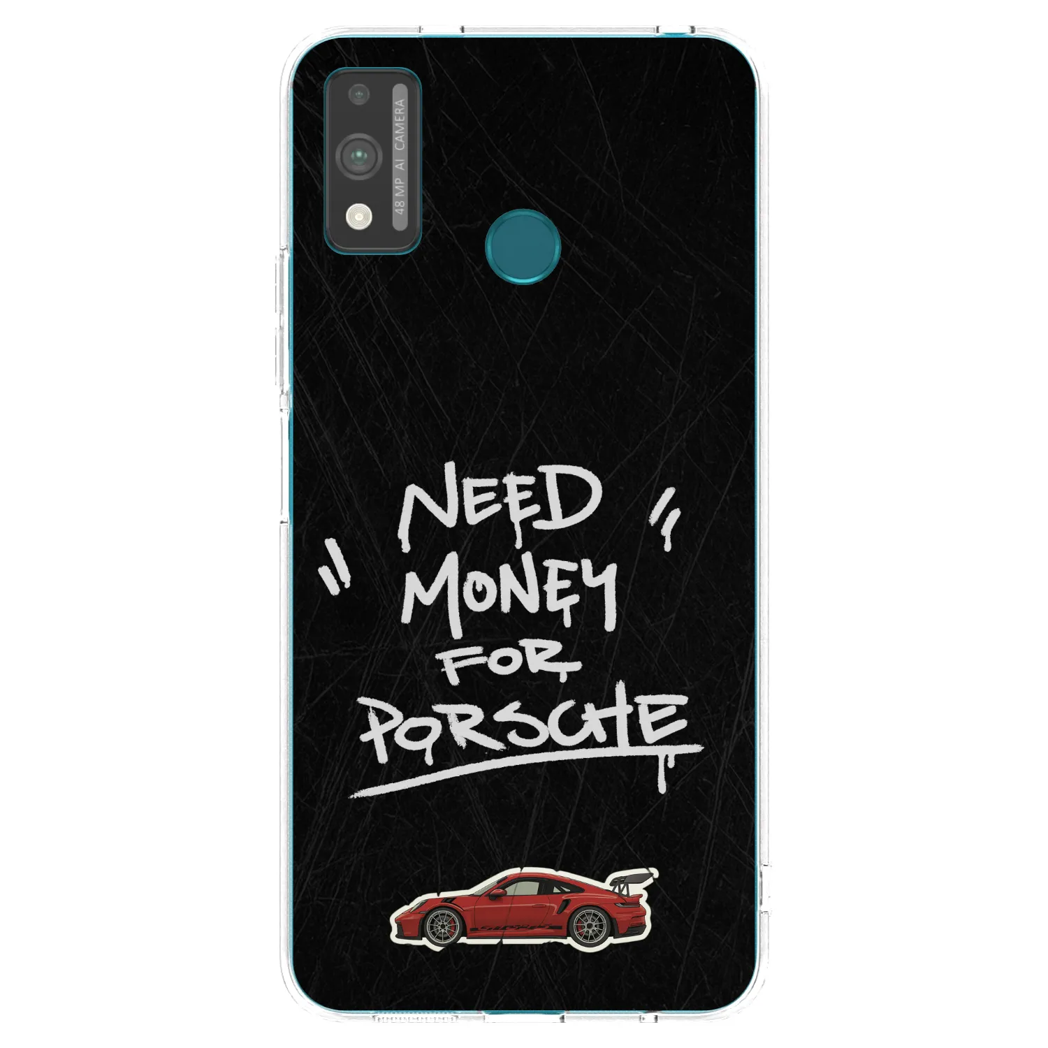 Picasee silikonový průhledný obal pro Honor 9X Lite - Dark Racer
