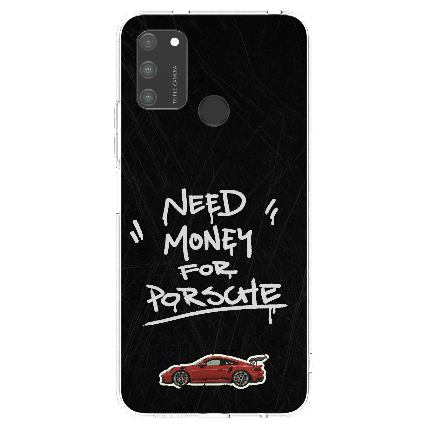 Picasee silikonový průhledný obal pro Honor 9A - Dark Racer