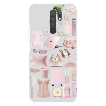 Picasee silikonový průhledný obal pro Xiaomi Redmi 9 - Glam Babe