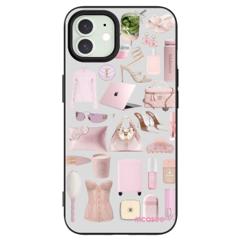 Picasee silikonový černý obal pro Apple iPhone 12 - Glam Babe