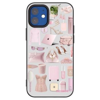 Picasee silikonový černý obal pro Apple iPhone 12 mini - Glam Babe