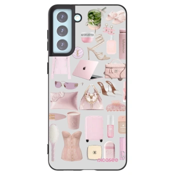 Picasee silikonový černý obal pro Samsung Galaxy S21+ 5G G996F - Glam Babe