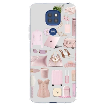 Picasee silikonový průhledný obal pro Motorola Moto G9 Play - Glam Babe