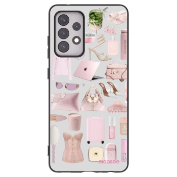 Picasee silikonový černý obal pro Samsung Galaxy A52 5G A525F - Glam Babe