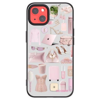 Picasee silikonový černý obal pro Apple iPhone 13 - Glam Babe