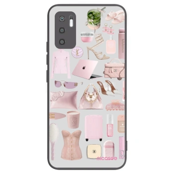 Picasee silikonový černý obal pro Xiaomi Redmi Note 10 5G - Glam Babe