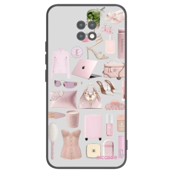 Picasee silikonový černý obal pro Xiaomi Redmi Note 9T - Glam Babe