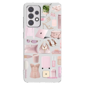 Picasee silikonový průhledný obal pro Samsung Galaxy A52s 5G A528B - Glam Babe