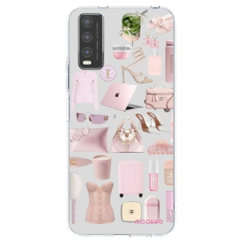 Picasee silikonový průhledný obal pro Vivo Y20s - Glam Babe