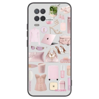 Picasee silikonový černý obal pro Realme 8 5G - Glam Babe