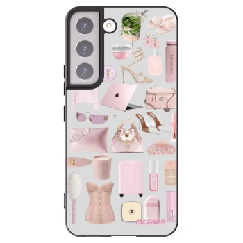 Picasee silikonový černý obal pro Samsung Galaxy S22 5G - Glam Babe
