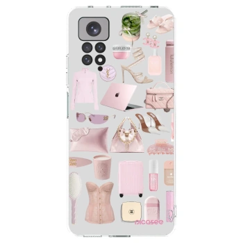 Picasee silikonový průhledný obal pro Xiaomi Redmi Note 11S 4G - Glam Babe