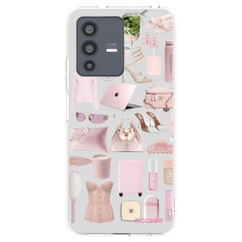 Picasee silikonový průhledný obal pro Vivo V23 5G - Glam Babe