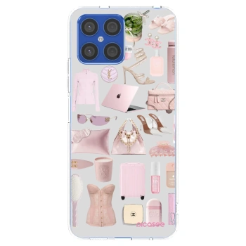 Picasee silikonový průhledný obal pro Honor X8 4G - Glam Babe
