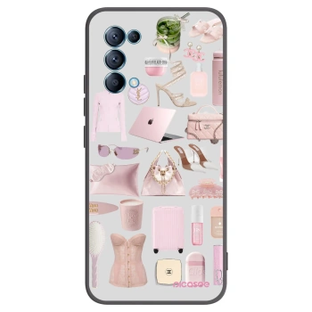 Picasee silikonový černý obal pro OPPO Reno 5 5G - Glam Babe