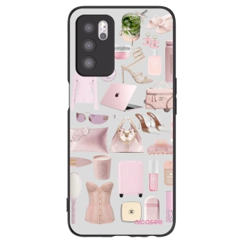 Picasee silikonový černý obal pro OPPO A16s - Glam Babe