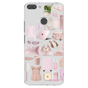 Picasee silikonový průhledný obal pro Huawei P Smart - Glam Babe