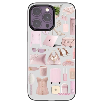 Picasee silikonový černý obal pro Apple iPhone 14 Pro Max - Glam Babe