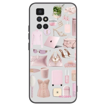 Picasee silikonový černý obal pro Xiaomi Redmi 10 (2022) - Glam Babe