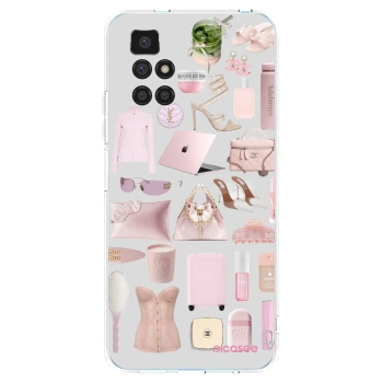 Picasee silikonový průhledný obal pro Xiaomi Redmi 10 (2022) - Glam Babe