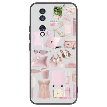 Picasee silikonový černý obal pro Honor 70 - Glam Babe