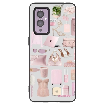 Picasee silikonový černý obal pro OnePlus 9 - Glam Babe