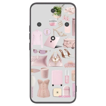 Picasee silikonový černý obal pro Honor Magic5 Lite 5G - Glam Babe