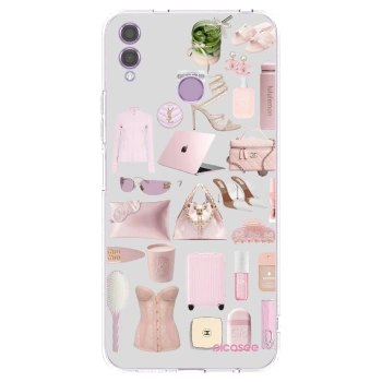 Picasee silikonový průhledný obal pro Honor 8X - Glam Babe