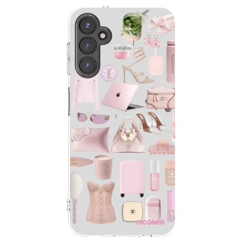 Picasee silikonový průhledný obal pro Samsung Galaxy A14 4G A145R - Glam Babe