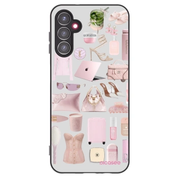 Picasee silikonový černý obal pro Samsung Galaxy A14 5G A146P - Glam Babe