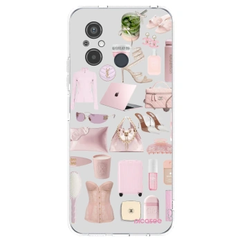 Picasee silikonový průhledný obal pro Xiaomi Redmi 12C - Glam Babe