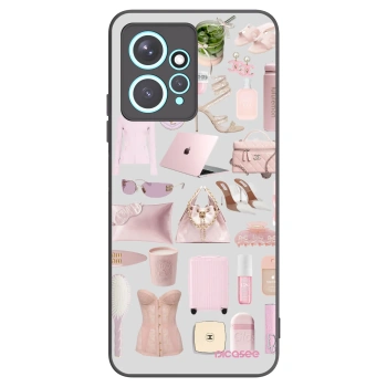 Picasee silikonový černý obal pro Xiaomi Redmi Note 12 4G - Glam Babe