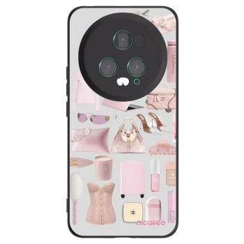Picasee silikonový černý obal pro Honor Magic5 Pro - Glam Babe