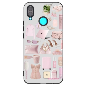 Picasee silikonový černý obal pro Huawei Nova 3 - Glam Babe